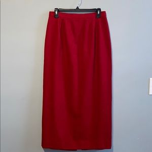 Lord & Taylor 100% Wool Pencil Skirt